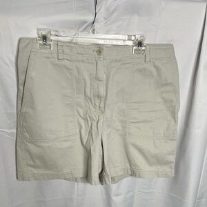 🌟3 for $25🌟 Jones New York Sport Short Women’s Khaki Knee-Length 100% Cotton